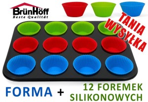 Forma na muffinki, 12 szt.
