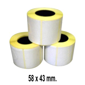 CBM etykiety do wag MB Cas, 58x43 mm.