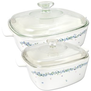 CorningWare naczynia żaroodporne 4 el., 1,5 i 2,0 l.