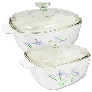 CorningWare naczynia żaroodporne 4 el., 1,5 i 2,0 l.