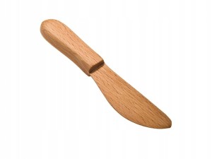 Drewniany nóż do smarowania masła 9 cm